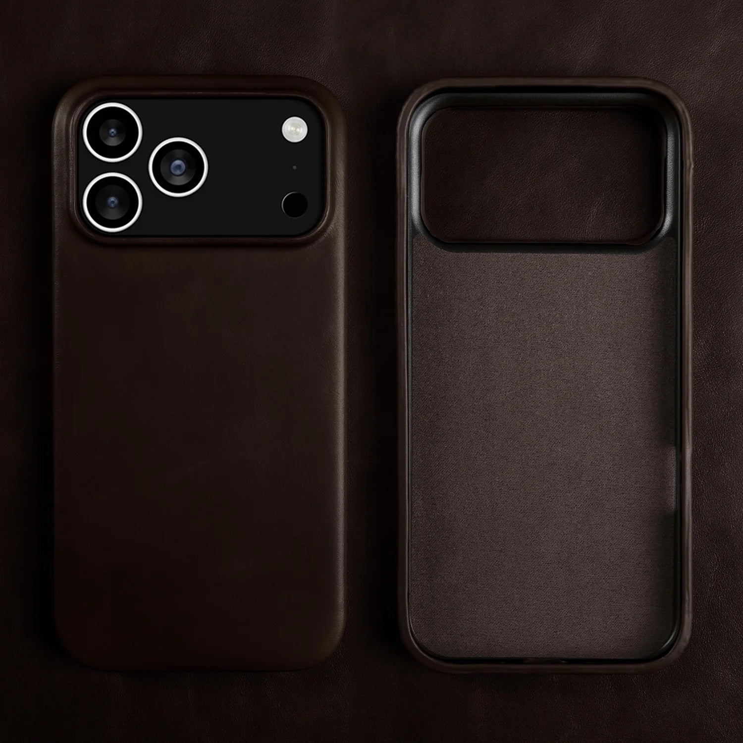 Retro For iphone 17 pro max 16 15 14 13 12 11 Case Luxury Genuine Leather Cases For iphone16 Vintage Full Covered Phone Cover