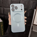 For Magsafe Magnetic Wireless Charge Case For iPhone 17 16 15 14 13 12 11 Pro Max 17Air 16e Silicone Glass Lens Protection Cover
