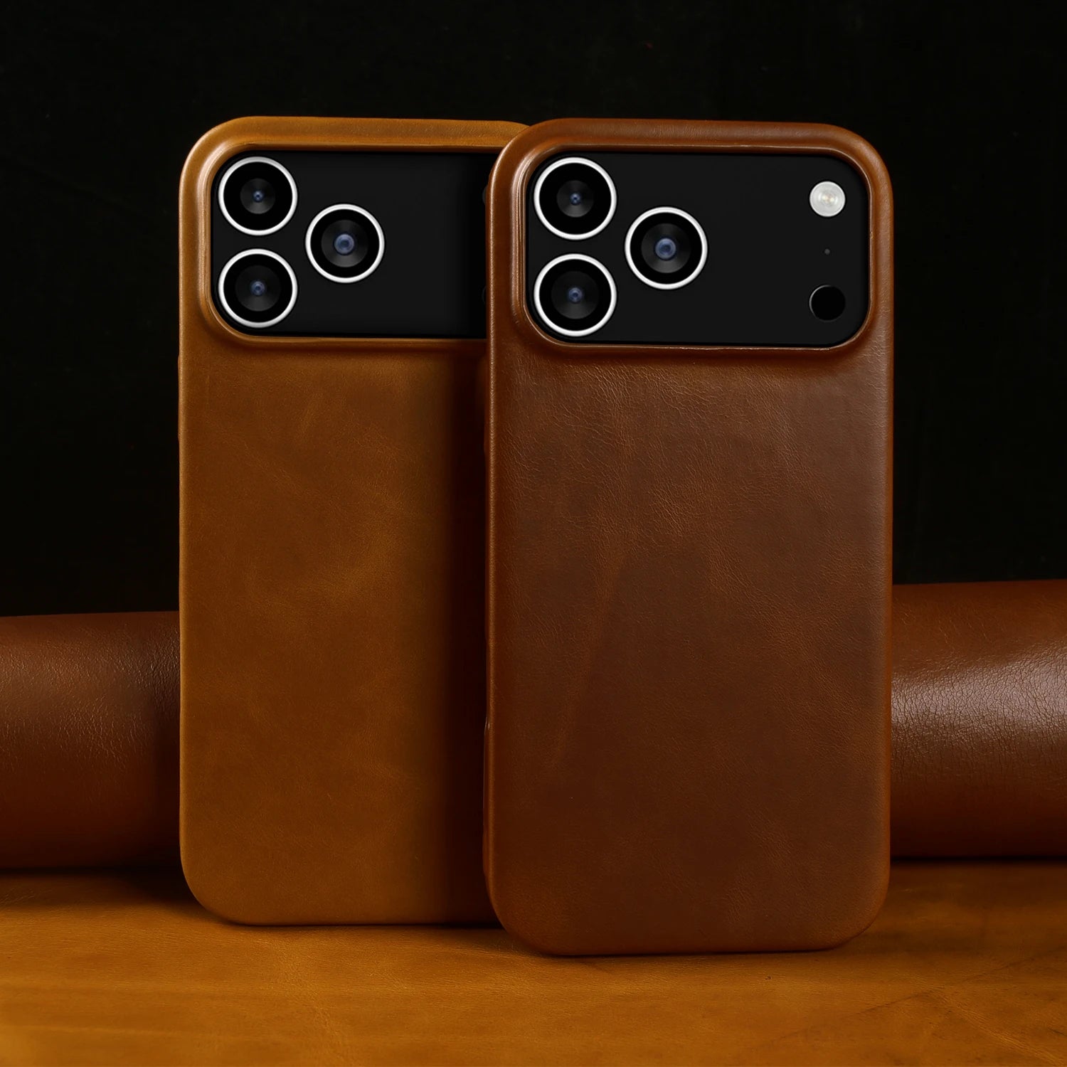 Oil Wax Genuine Leather Case For iphone 17 Pro Max Air 16 16e 15 Plus 14 13 12 11 Pro Max Back Cover Phone Case Coque Funda Capa