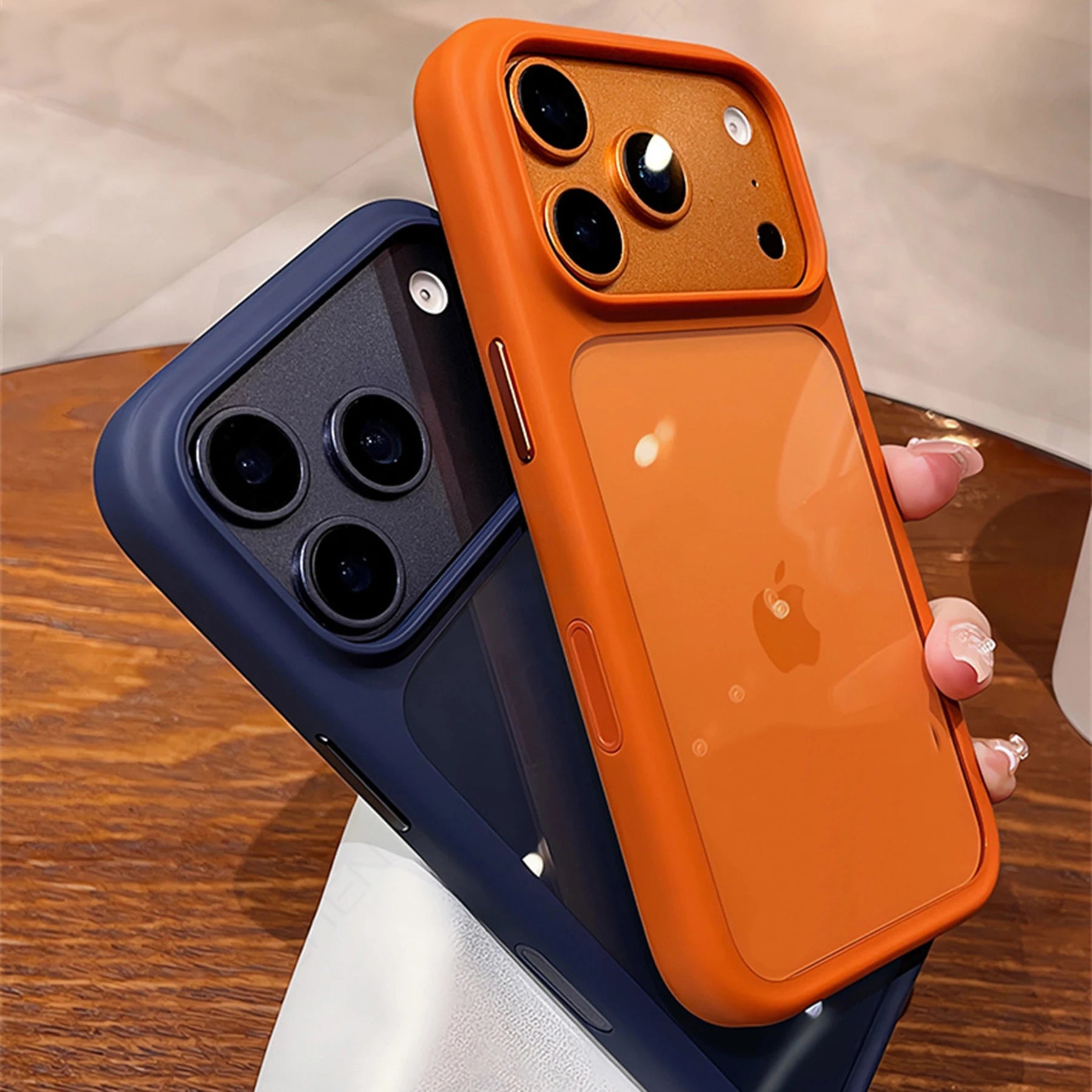 Advanced Silicone Soft Edge Transparent Hard Back Panel Case For iPhone 17 Air 17 Pro Max Funda Shockproof Phone Case Cover Gift