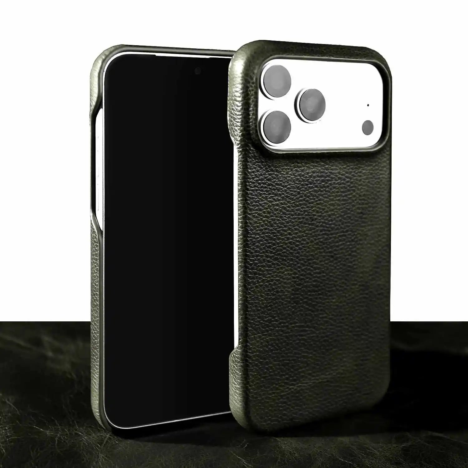 For Iphone 17 Pro Max Case For iphone16Pro 15 14 13 12 11 XR XS Genuine Leather Cover Cases Aesthetic Vintage Phone Back Coque