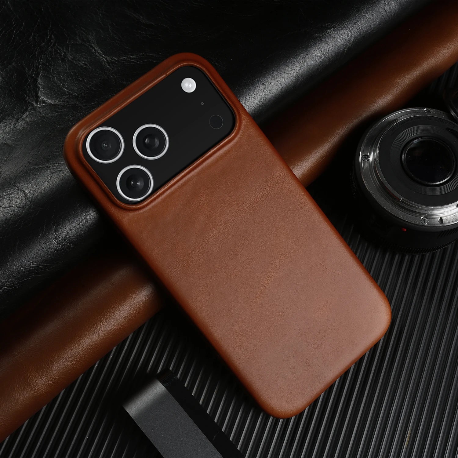 Oil Wax Genuine Leather Case For iphone 17 Pro Max Air 16 16e 15 Plus 14 13 12 11 Pro Max Back Cover Phone Case Coque Funda Capa