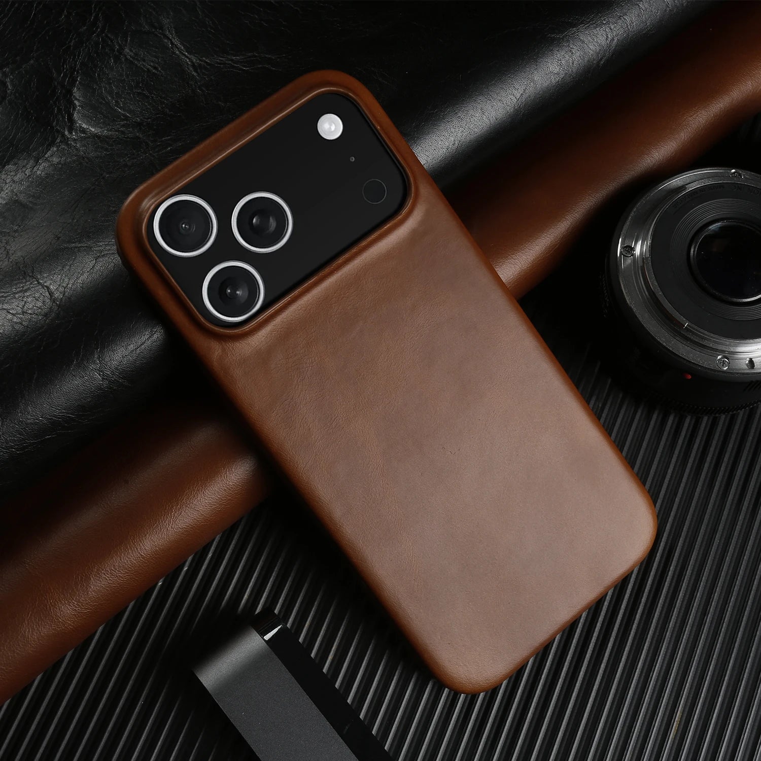 Oil Wax Genuine Leather Case For iphone 17 Pro Max Air 16 16e 15 Plus 14 13 12 11 Pro Max Back Cover Phone Case Coque Funda Capa
