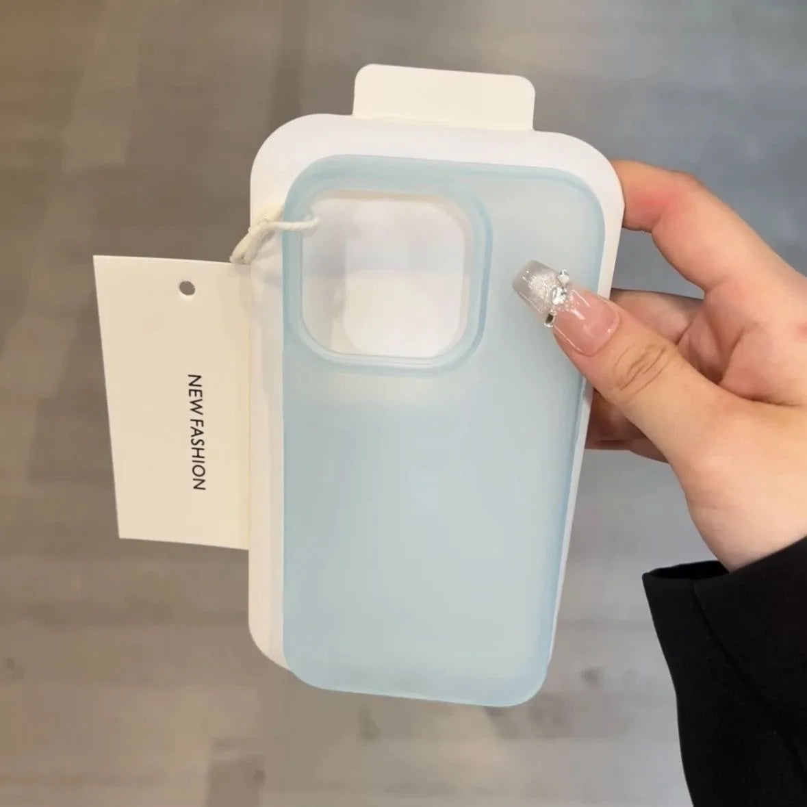Luxury Transparent Candy Color Case For iPhone Air 17 16 15 14 13 12 Pro Max Plus 16E Clear Matte Silicone Soft Cover Shell 16+