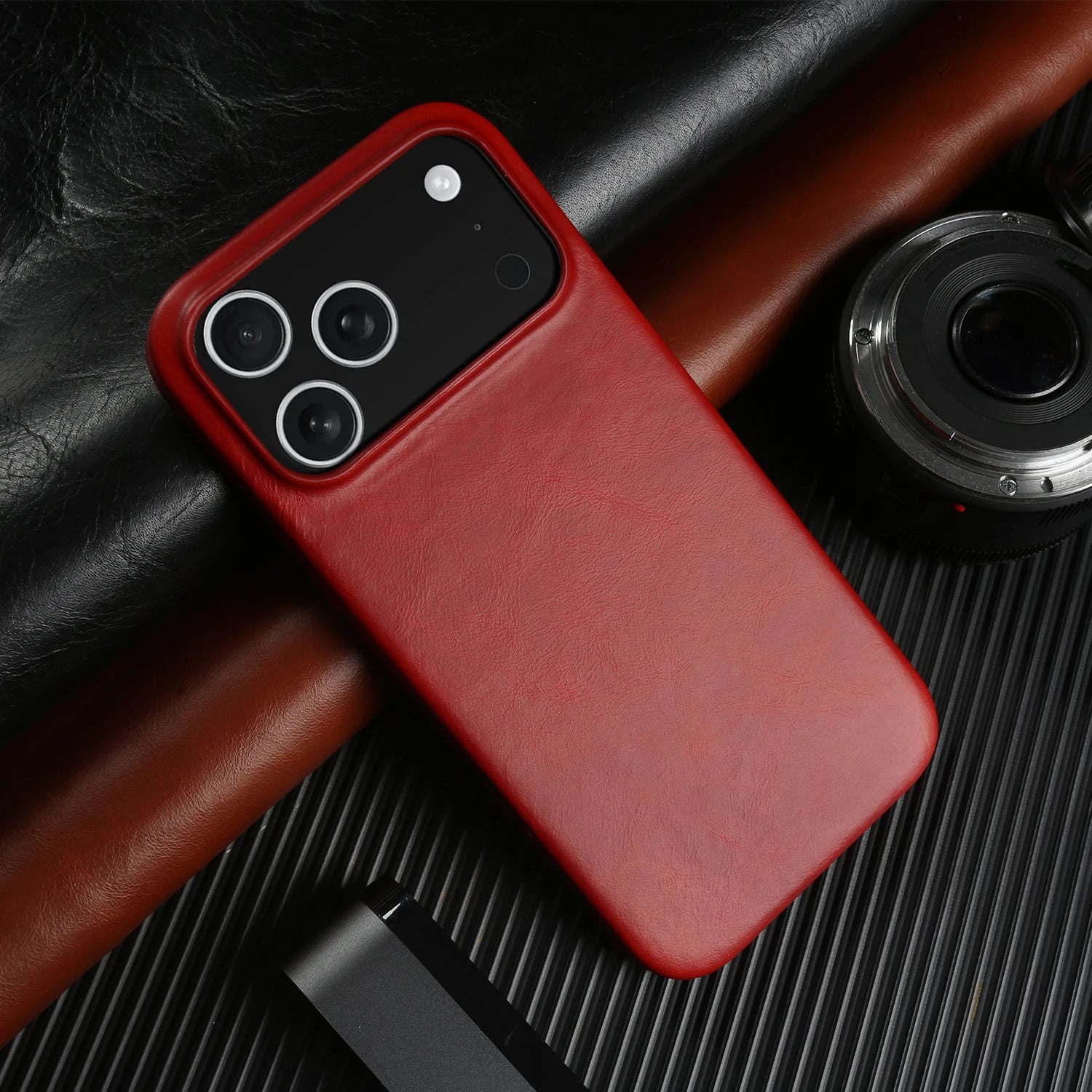 Oil Wax Genuine Leather Case For iphone 17 Pro Max Air 16 16e 15 Plus 14 13 12 11 Pro Max Back Cover Phone Case Coque Funda Capa
