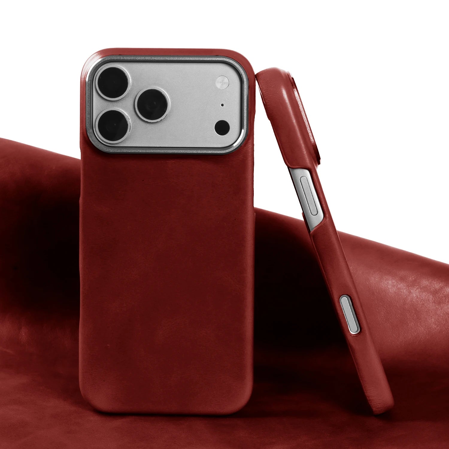 Oil Wax Luxury Genuine Leather Case For iphone 17 Pro Max Air 14 15 16 13 Phone Case Back Cover Coque Metal Camera Bumper Frame